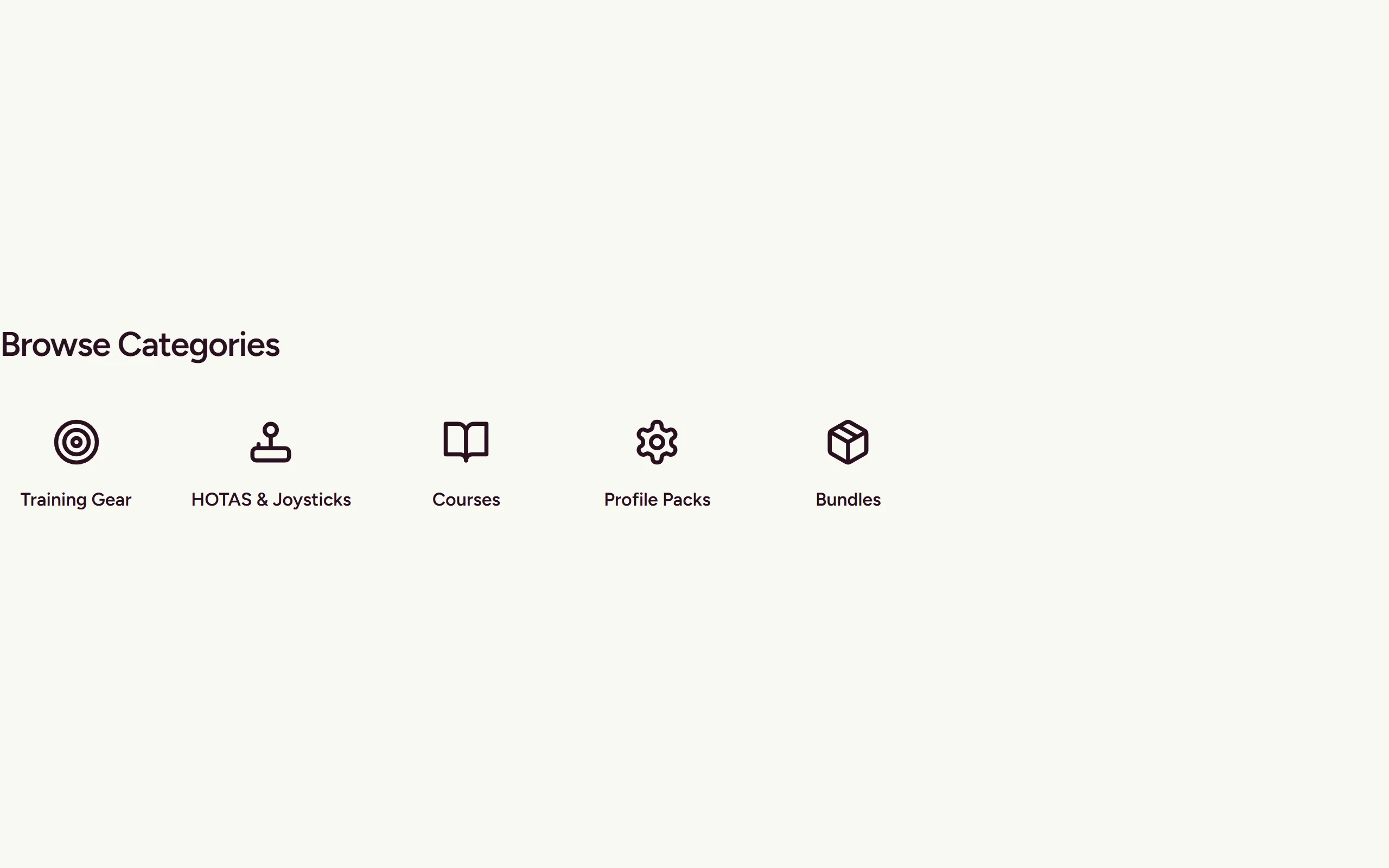 Category Strip — light theme