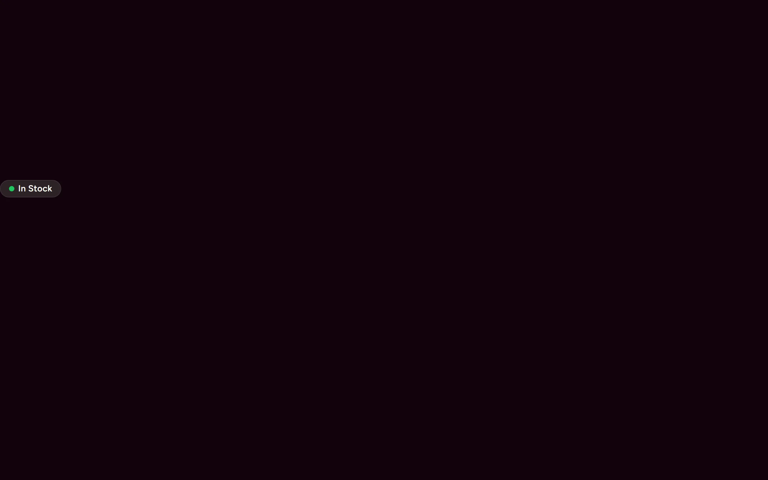 Inventory Badge — dark theme