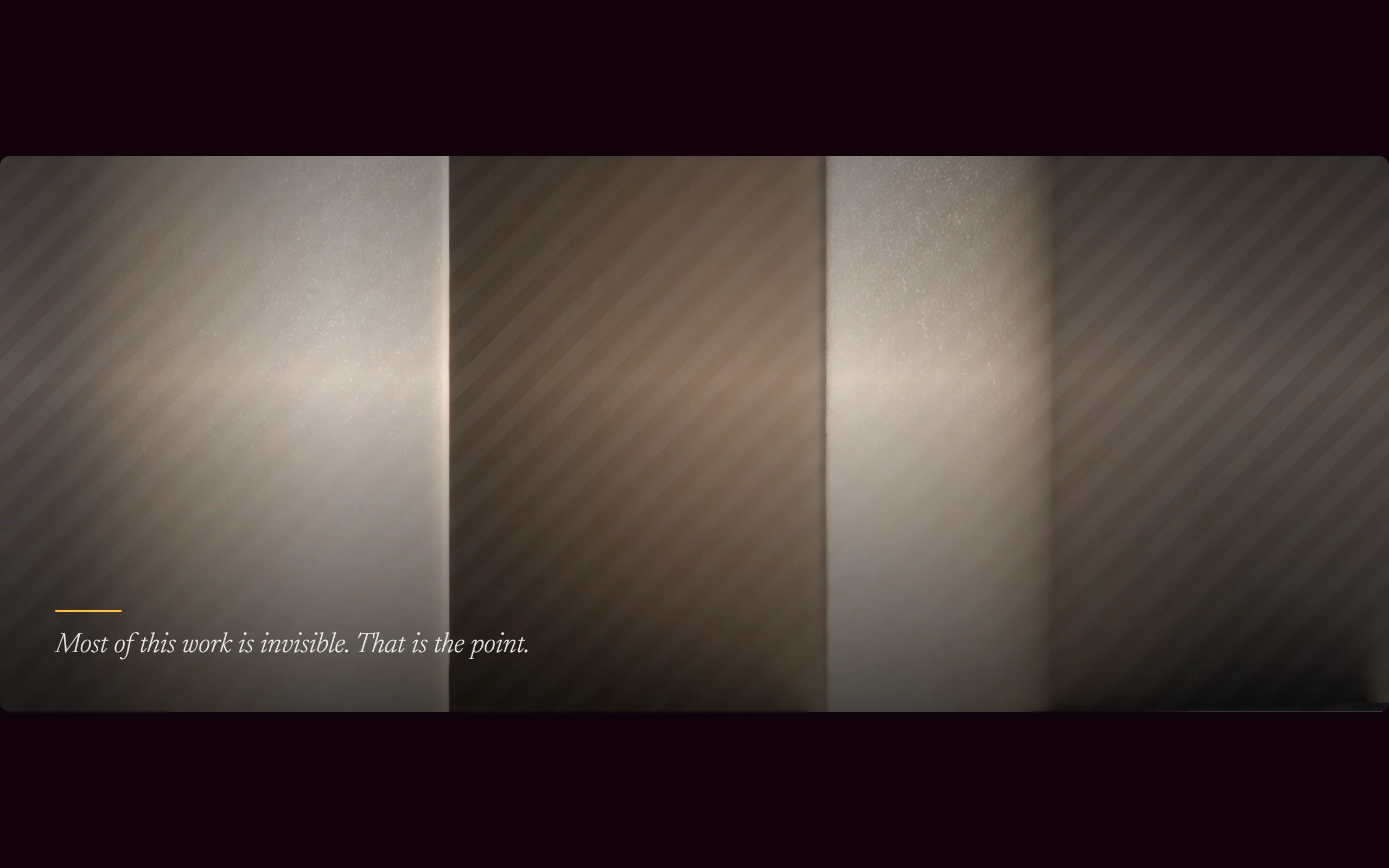 Scene Caption — dark theme