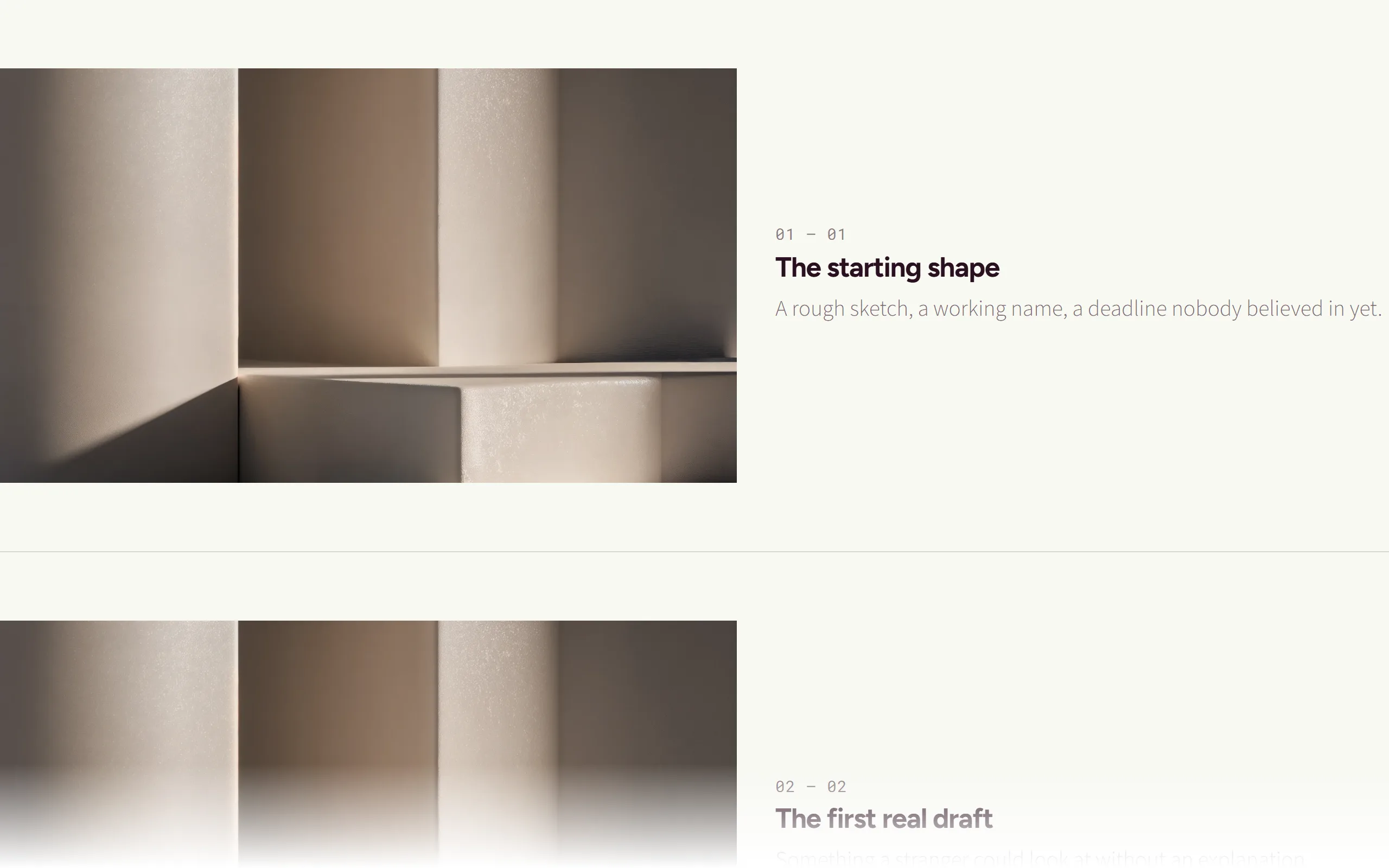 Scrub Story — light theme