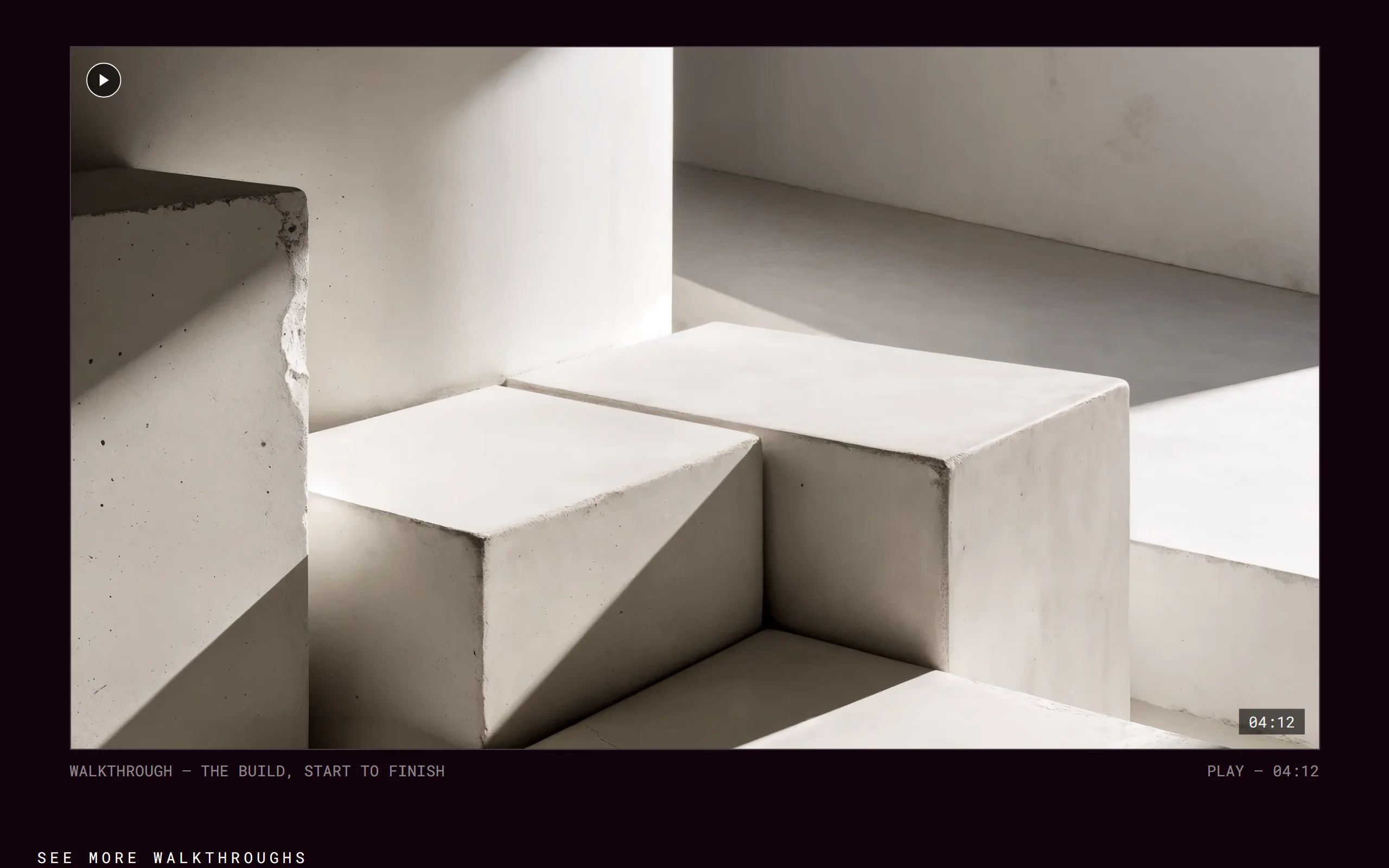 Trigger Tile — dark theme