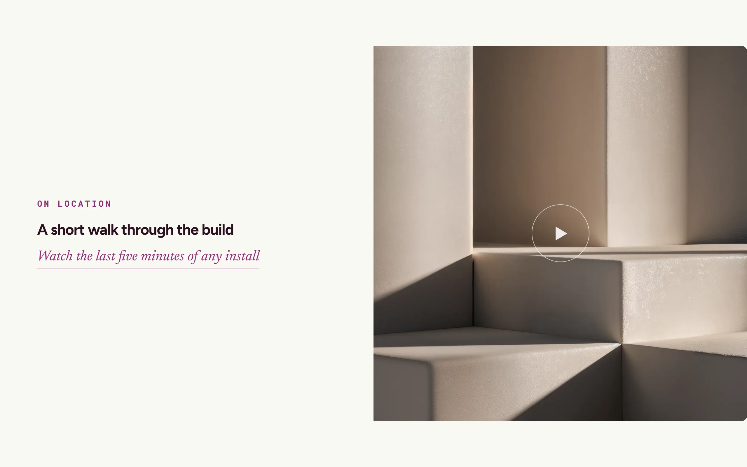 Video Spread — light theme
