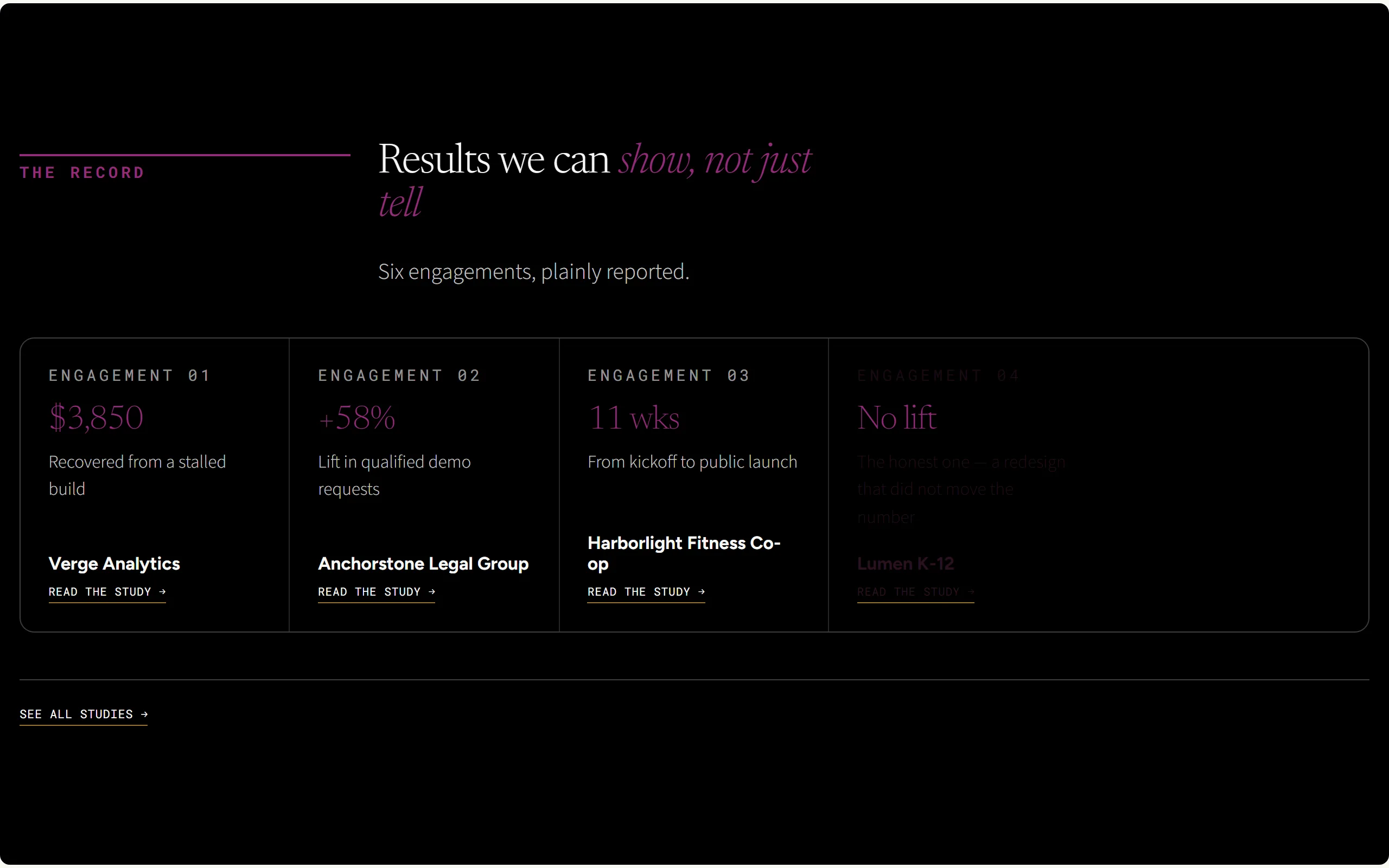 Case File Row — light theme