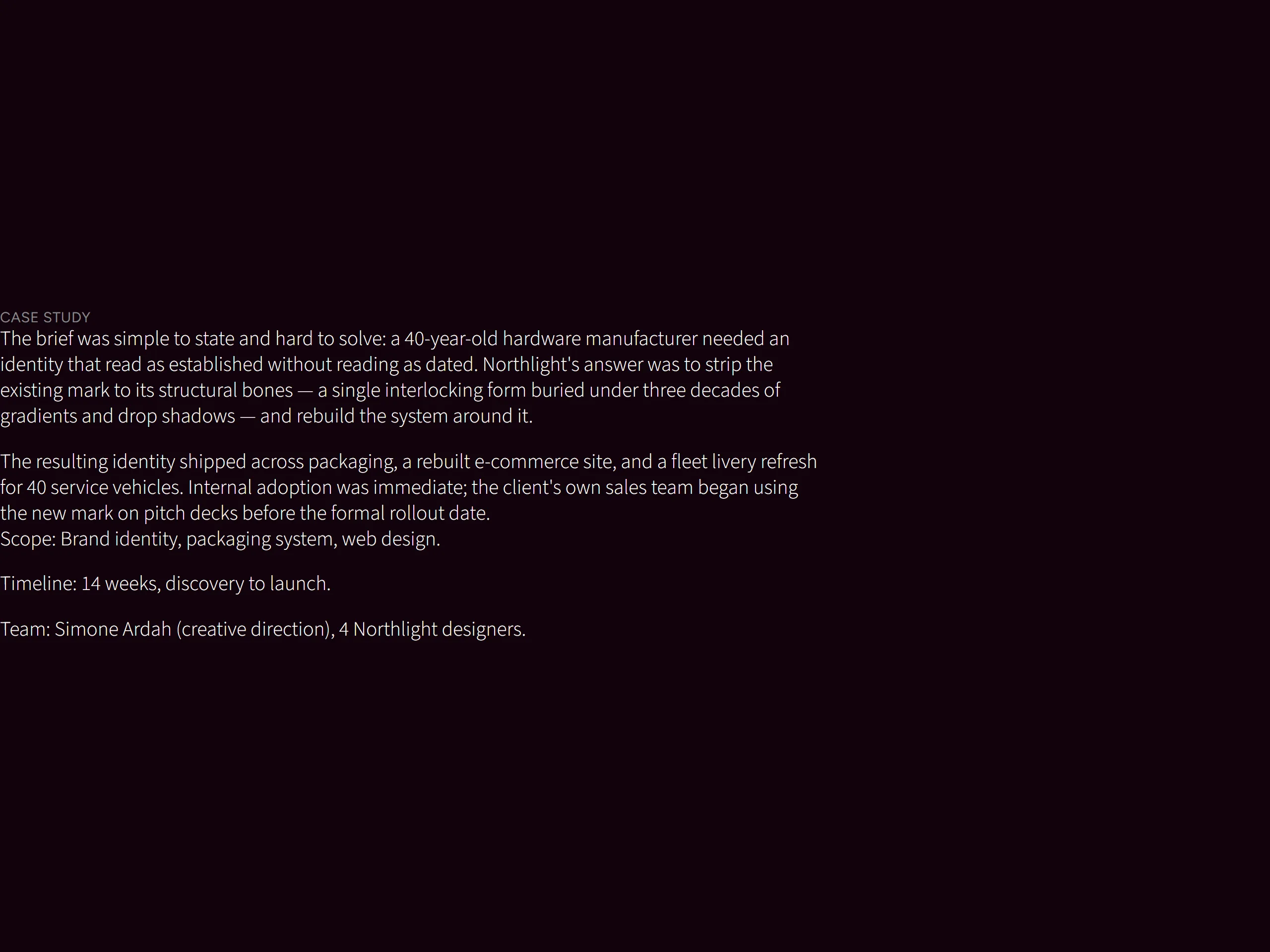 Content Pro — dark theme