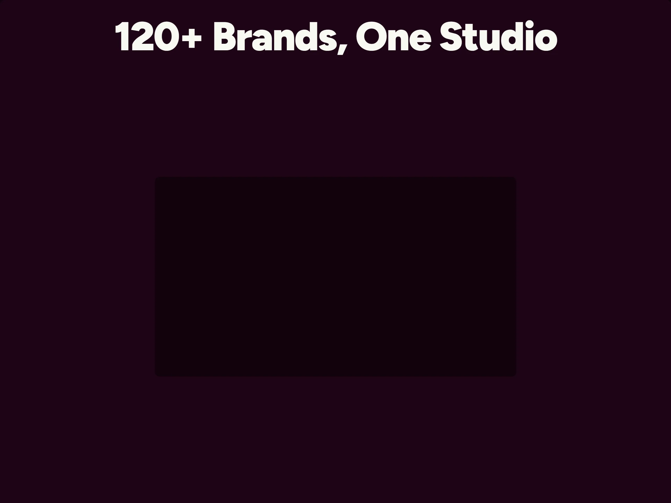 Showcase — dark theme
