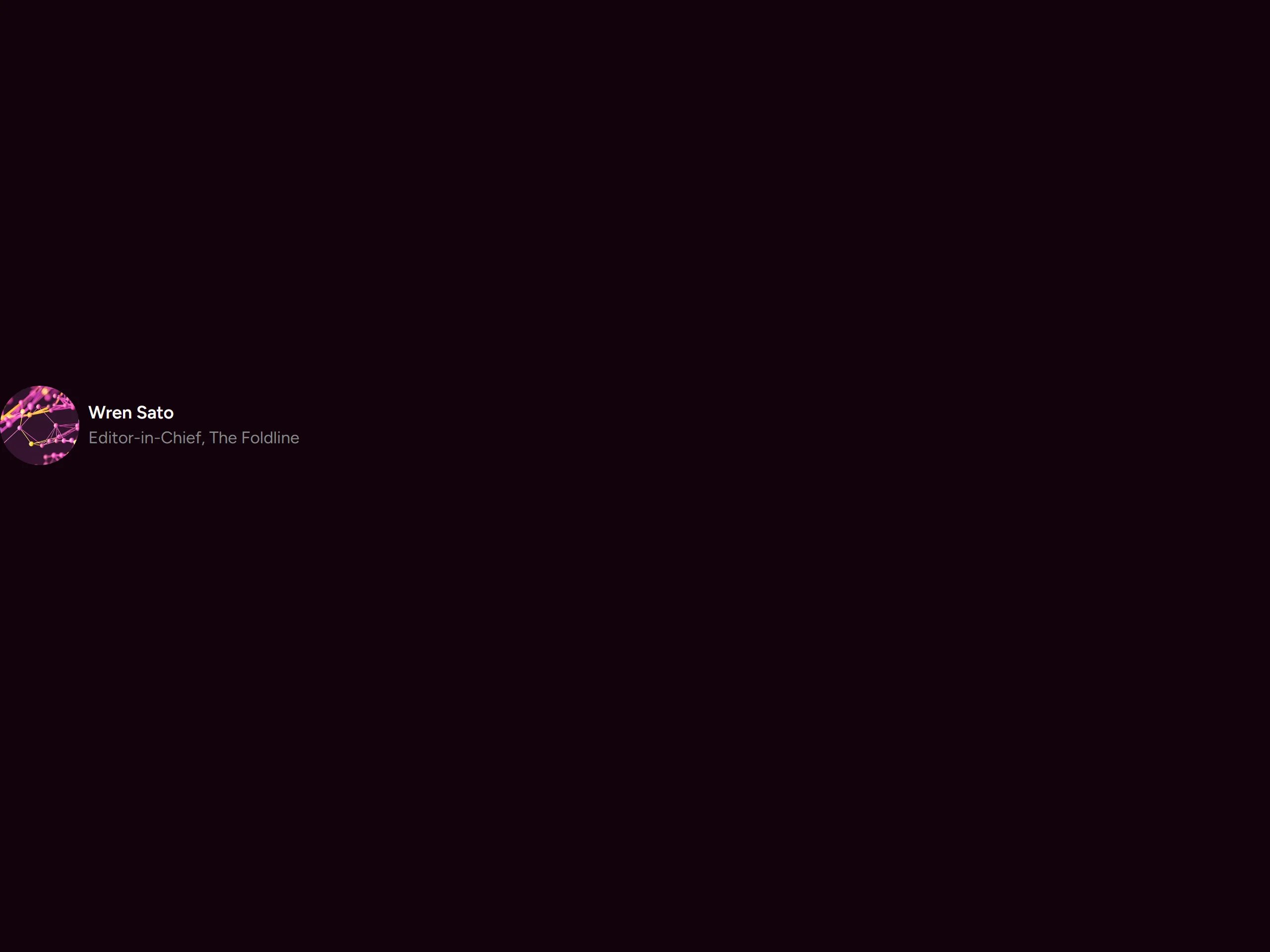 Signature — dark theme