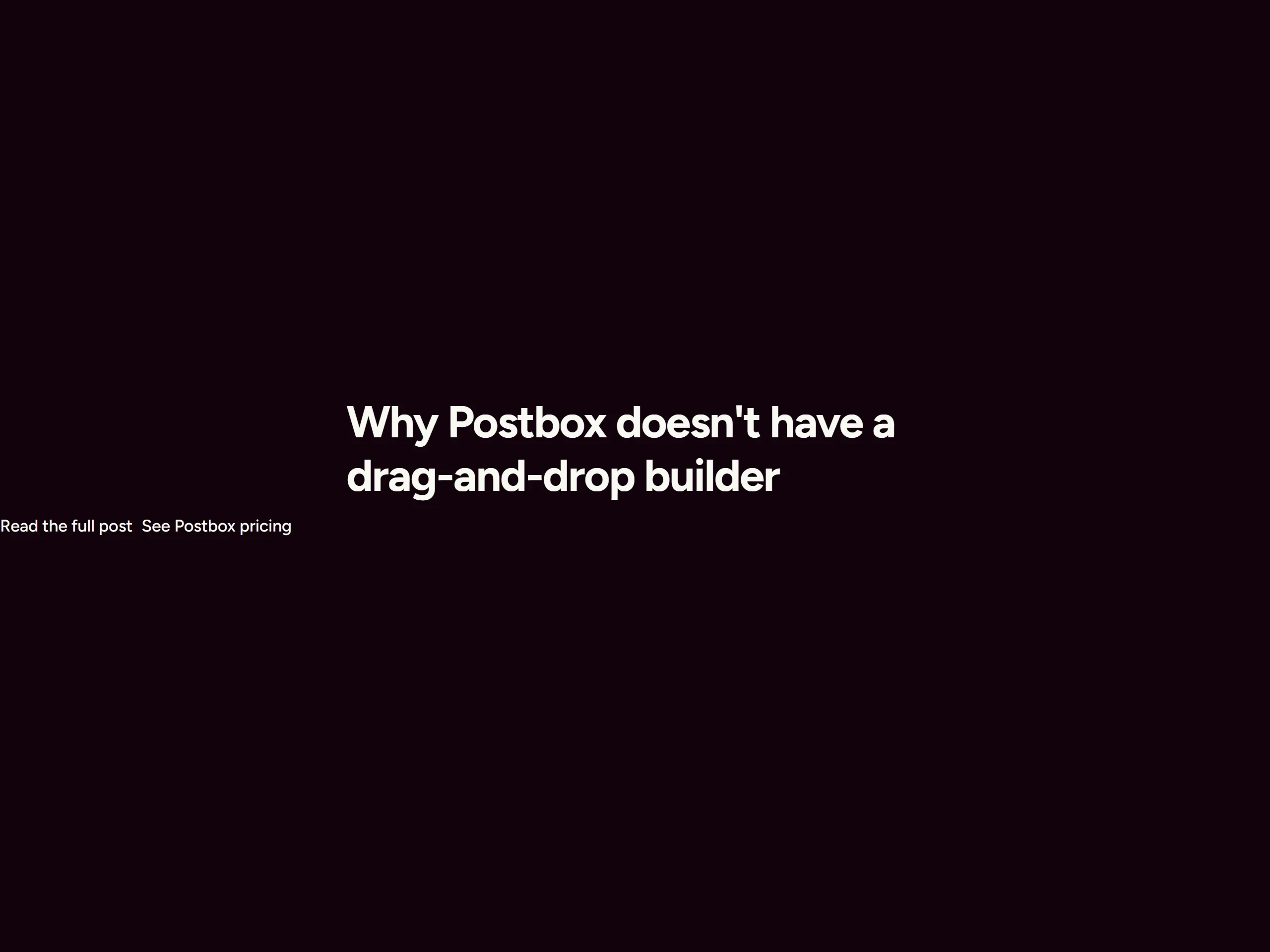 Text Block — dark theme