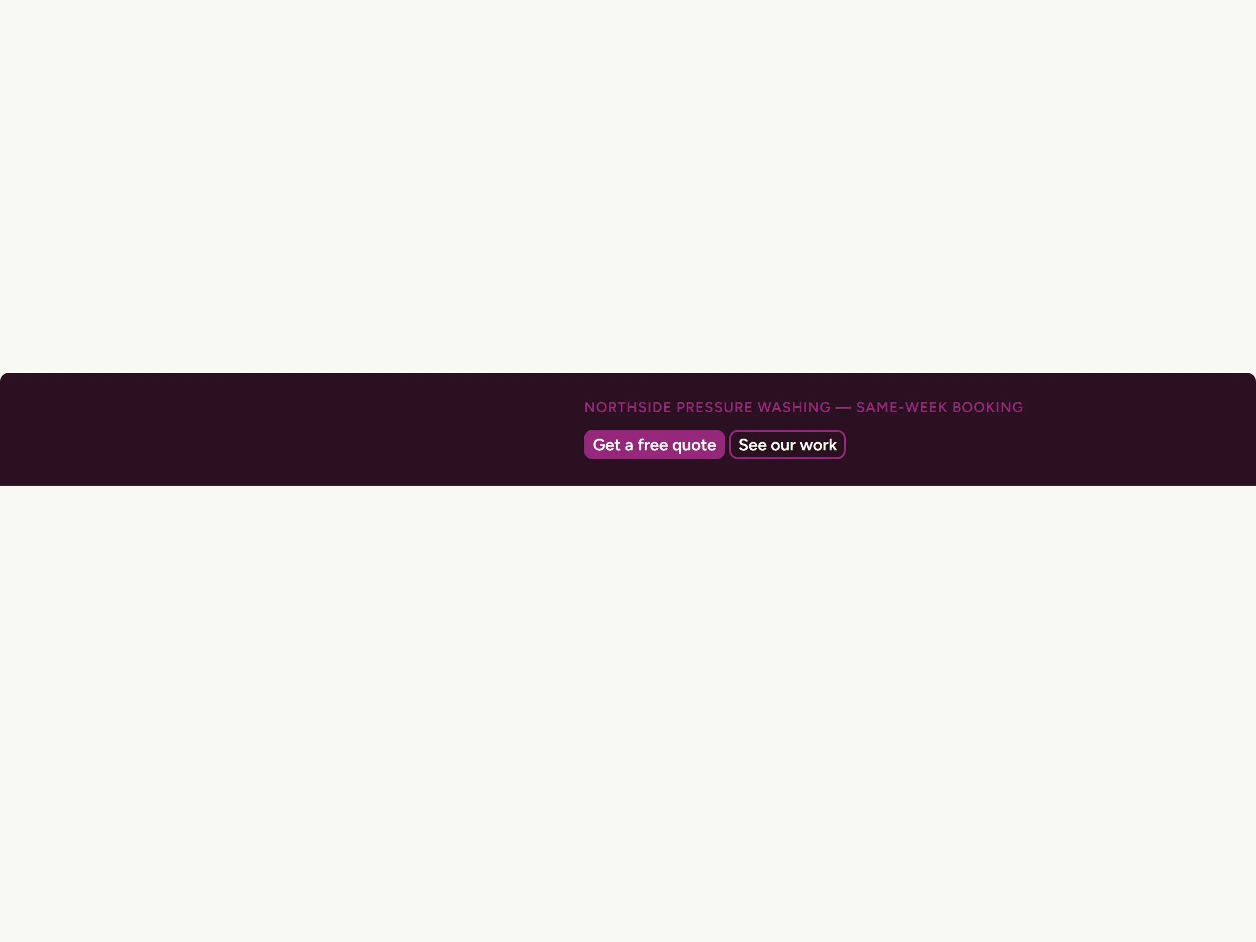 Footer CTA variant preview