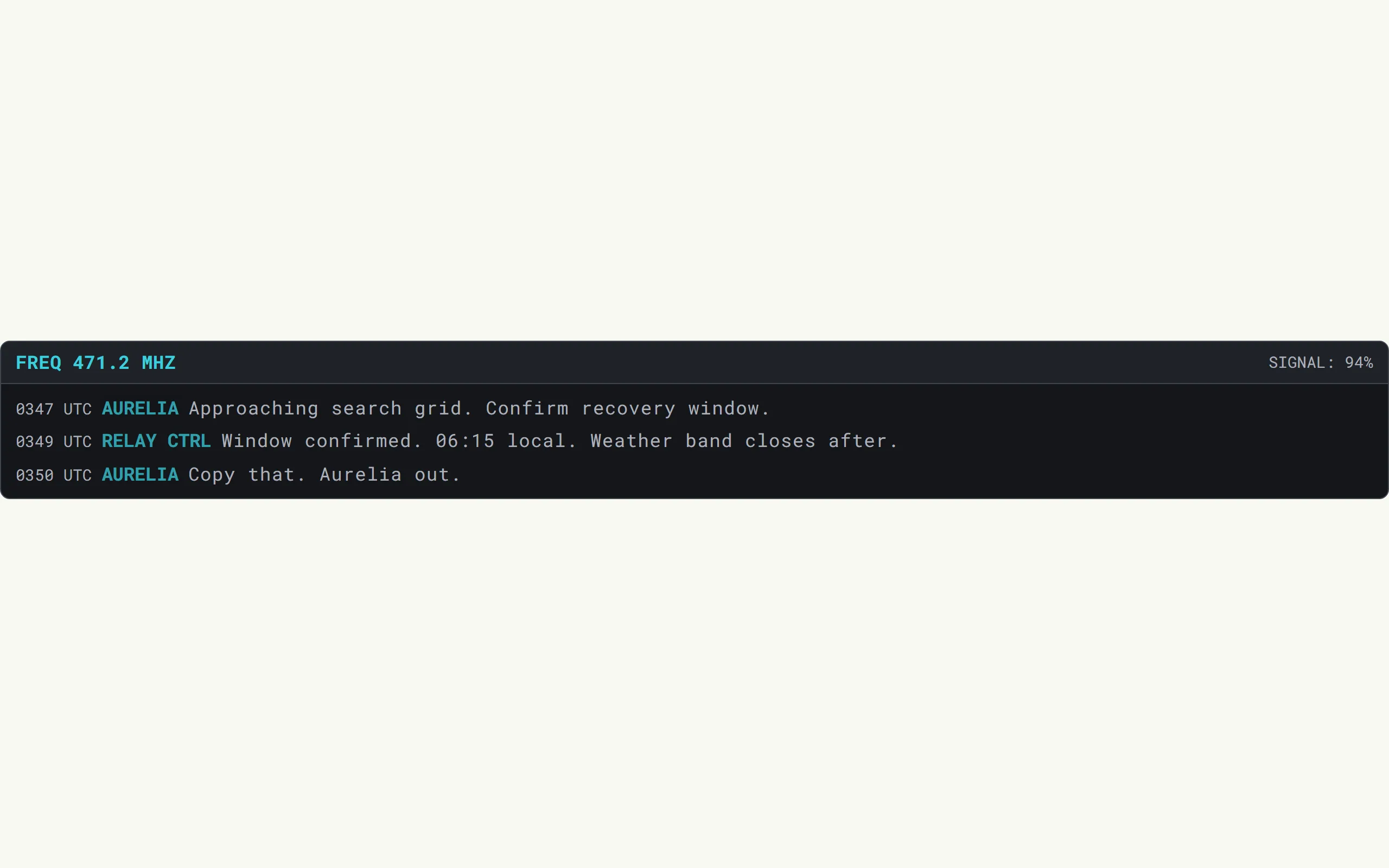 Comm Intercept — Encrypted variant preview