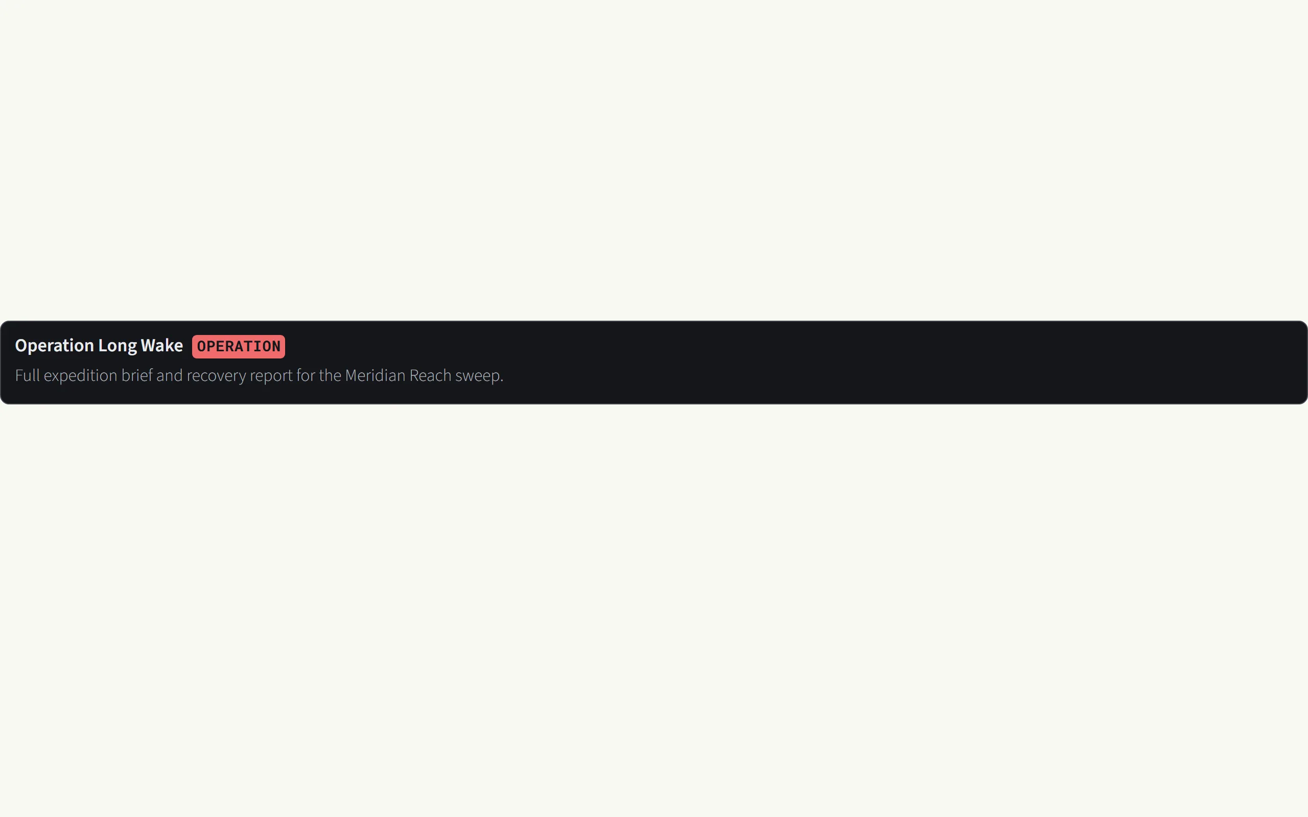 Signal Nav — light theme
