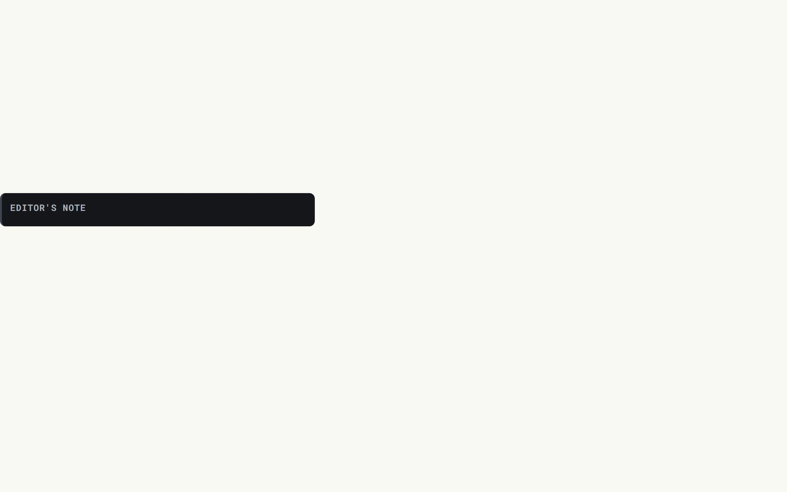 Aside — Left Overlay variant preview
