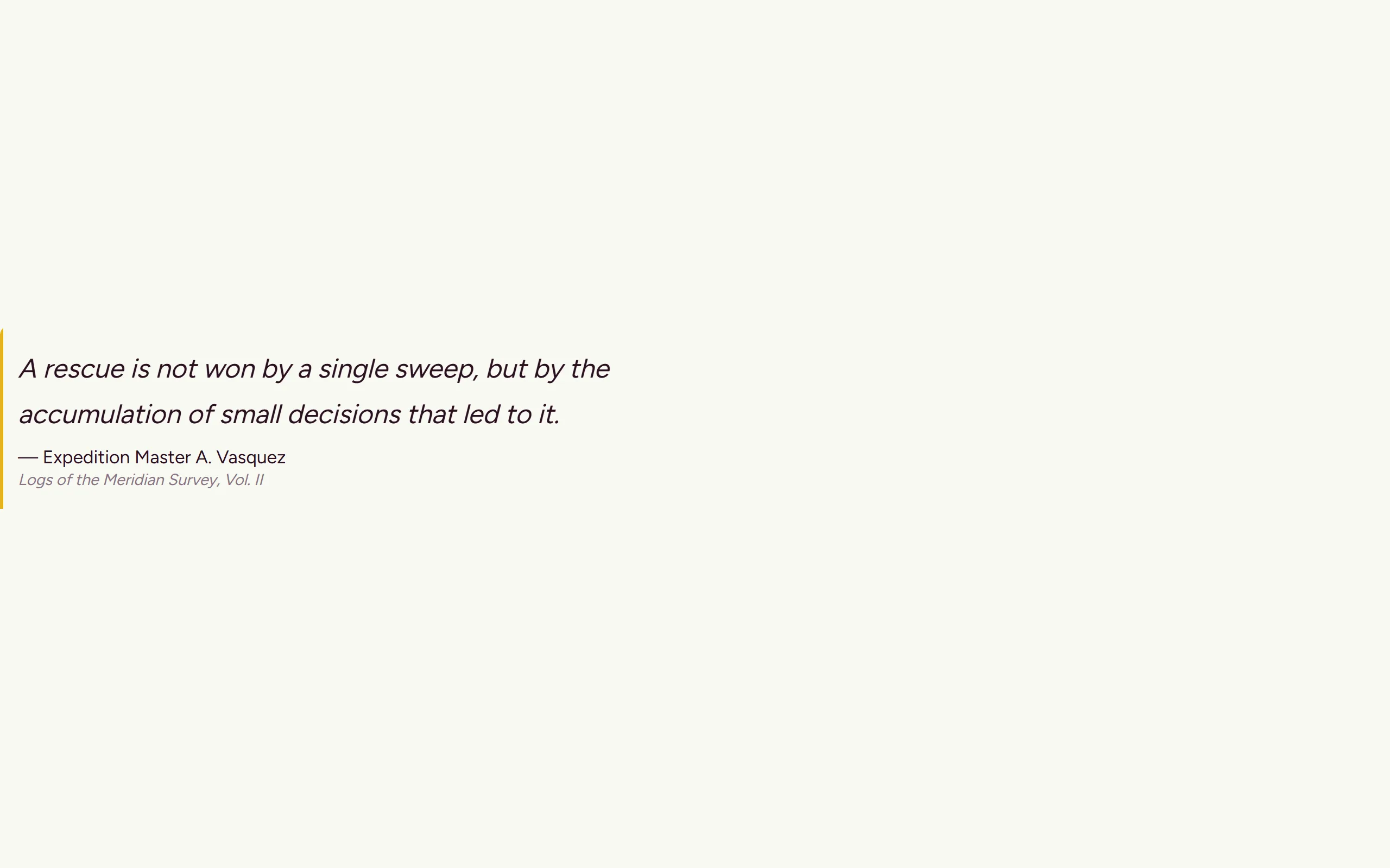 Epigraph — Accent Border variant preview
