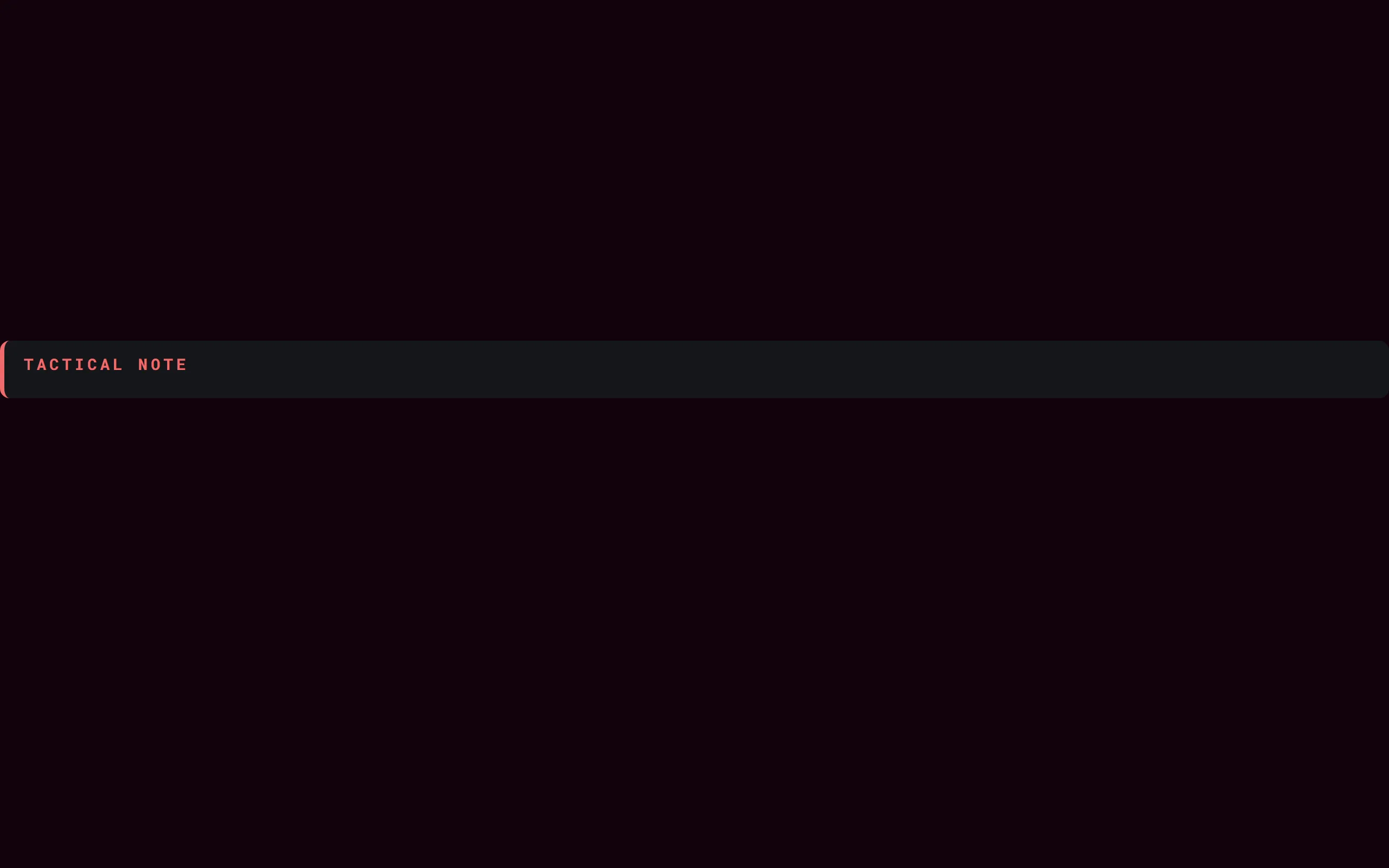 Signal Note — dark theme